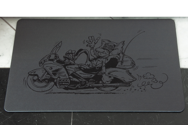 The Gold Wing door mat